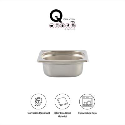 QUANTUM PRO GN CONTAINER 1/6 -65MM SS 1.4L- 176X162MM