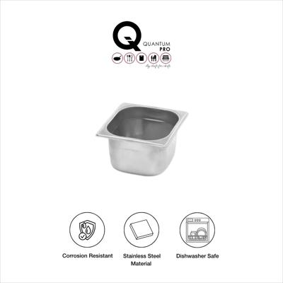 QUANTUM PRO GN CONTAINER 1/6 -100MM SS 1.6L- 176X162MM