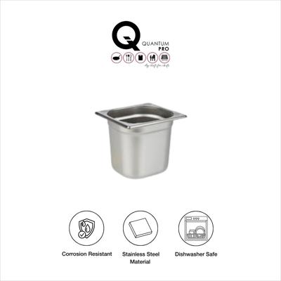 QUANTUM PRO GN CONTAINER 1/6 -200MM SS 3.4L- 176X162MM