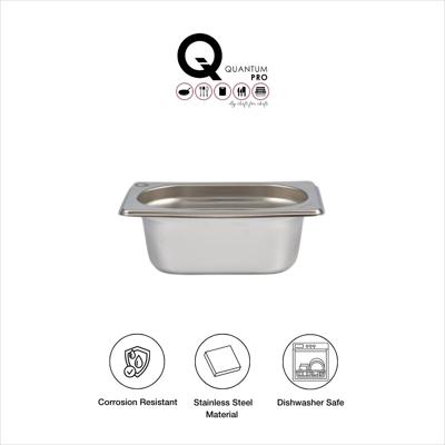 QUANTUM PRO GN CONTAINER 1/9 -65MM SS 1L- 176X108MM