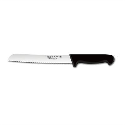 BREAD KNIFE 8", 200MM, BLACK HANDLE