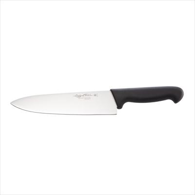 COOKS KNIFE 8", 200MM, BLACK HANDLE