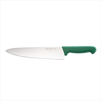COOKS KNIFE GREEN HANDLE 200MM