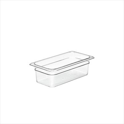 CAMBRO PC FOOD PAN GN 1/3-100MM 3.6L, 325X176MM, CLEAR