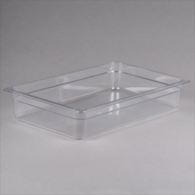 CAMBRO PC FOOD PAN GN 1/1-100MM 13L, 530X325MM, CLEAR