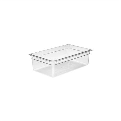 CAMBRO PC FOOD PAN GN 1/1-150MM 19.5L, 530X325MM, CLEAR