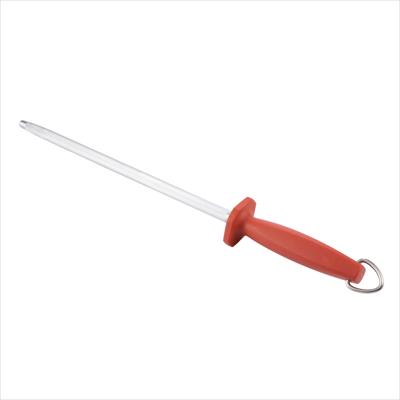CUTLERY PRO SHARPENING STEEL, RED HANDLE 300MM