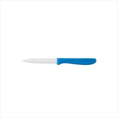 CUTLERY PRO UTILITY KNIFE SERRATED BLUE HANDLE 100MM