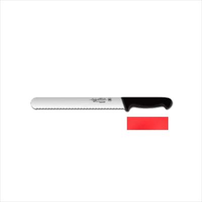 CUTLERY PRO HAM SLICER, SERRATED RED HANDLE 250MM