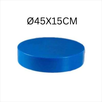 ROUND PLASTIC CUTTING BOARD Ø45X15CM, BLUE