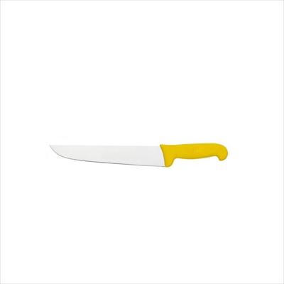 CUTLERY PRO STRAIGHT BUTCHER KNIFE 12", 300MM, YELLOW HANDLE