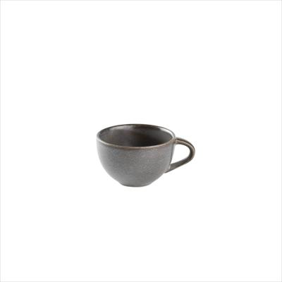 COFFEE CUP 12.5X12.5X2CM, MATTE BLACK, PORCELAIN