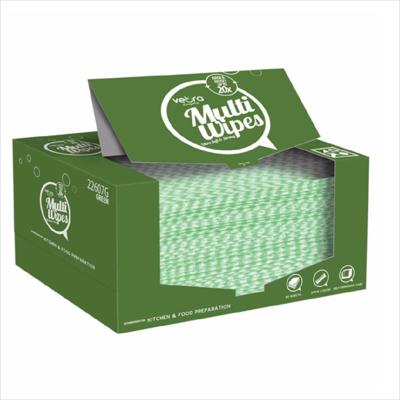 KEORA MULTI-PURPOSE WIPES, GREEN 30X50 CM, 40 SHEETS PER BOX