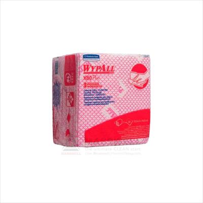 WYPALL X80 PLUS WIPERS POWER POCKET WIPE, RED (30 SHEETS/8 PKT/CTN)