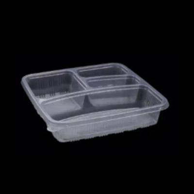 OKID 3 COMPARTMENT BENTO NATURAL, 50 PCS/PKT (LID SOLD SEPARATELY P044663)