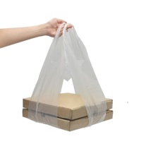 HDPE CARRIER BAG FOR PIZZA BOXES SIZE FROM 10" TO 14", 100PCS/PK