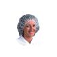 ROUND WHITE MOBCAP / HAIRNET, PRICED PACK OF 100PCS