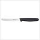 UTILITY KNIFE, SERRATED 4", 100MM, BLACK HANDLE