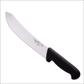 BUTCHER KNIFE 10", 250MM, BLACK HANDLE