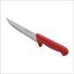 CUTLERY PRO STRAIGHT BUTCHER 10", 250MM, RED HANDLE