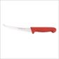 BONING KNIFE NARROW CURVED BLADE RED HANDLE 150MM