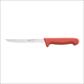 BONING KNIFE STRAIGHT & NARROW BLADE RED HANDLE 200MM