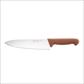 //P035092// COOKS KNIFE BROWN HANDLE 200MM