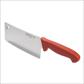 MEAT CLEAVER RED HANDLE 200MM