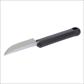 V SHAPE DECOR KNIFE, SS W/ BLACK HANDLE 85MM