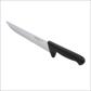 BUTCHER KNIFE STRAIGHT BLACK HANDLE 250MM