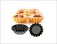 SMALL WAVES BRIOCHE MOULD NON STICK PACK OF 12 D80XH30MM