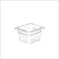 CAMBRO PC FOOD PAN GN 1/6-100MM 1.5L, 176X162MM, CLEAR