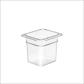 CAMBRO PC FOOD PAN GN 1/6-150MM 2.2L, 176X162MM, CLEAR