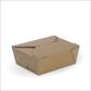 BIOPAK BIOBOARD KRAFT LUNCH BOX (MEDIUM), 152X120X64MM, 25PCX8 (200PCS/CTN)