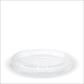 BIOCUP LID - PLA CLEAR FLAT LID - NO HOLE, FOR 60/90/140ML, 200X50 (1000PC)