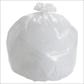 GARBAGE -WHITE TRASH BAG 30"X23" (MICRON: 0.015MM), 80PCS/PK